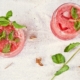 Verre de mojito à la fraise Rhums-Spirits Suisse